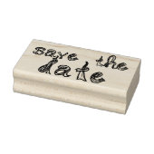 Save the Date Schriftart Gummistempel (Stempel)