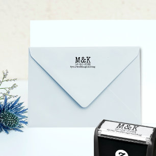 Save the Date Schriftart Schreibmaschine Selbstfar Permastempel