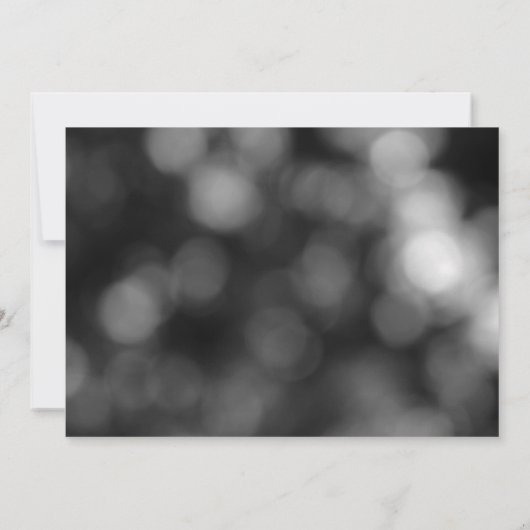 "Save the Date" Schwarze Typografie Moderner Schri Save The Date (Rückseite)