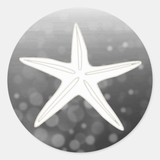 Save the Date Schwarzer Stachelsticker Runder Aufkleber (Vorderseite)