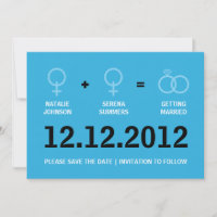 Save the Date schwule Ehe