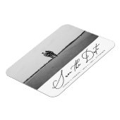 Save the Date Script Foto Wedding Foto Magnet (Linke Seite)