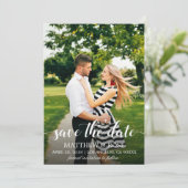 Save the Date-Script-Fotokarte Save The Date (Stehend Vorderseite)