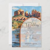 Save the Date - Sedona Rock Kathedrale Einladung (Vorderseite)