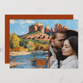 Save the Date - Sedona Rock Kathedrale Einladung