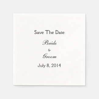 Save The Date Serviette