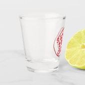 Save the Date Shot Glass - Feiern Sie Ihre Veranst Schnapsglas (Links)