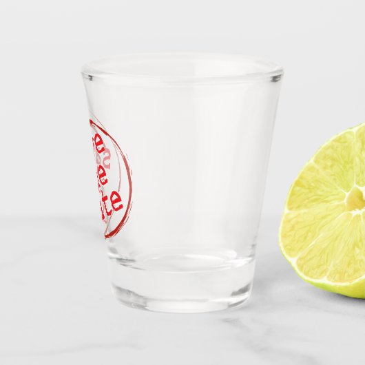 Save the Date Shot Glass - Feiern Sie Ihre Veranst Schnapsglas (Rechts)