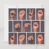 Save the Date signieren Einladung (Vorderseite)