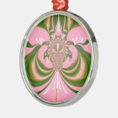 Save The Date Silbernes Ornament (Links)