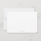 Save The Date | Simplistic Mod White Dark Gray (Rückseite)