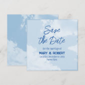 Save the Date - Sky Einladung (Vorne/Hinten)