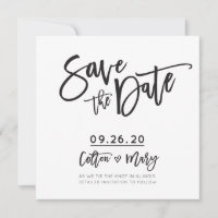 SAVE THE DATE Sonderanfertigung für Colton + Mary