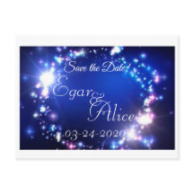 Save the Date Sparkle-Einladung
