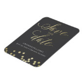 Save the Date Sparkle Magnet (Linke Seite)