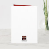 Save the Date (Sprichwörter 18:22) Rot/Gold/Weiß Karte (Rückseite)