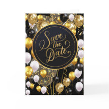 Save the Date (Sprichwörter 18:22) Schwarz/Gold/We