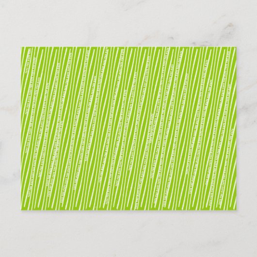 Save the Date Squiggley Lines Ankündigung Postcar (Vorderseite)