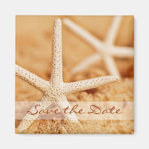 Save the Date Starfish Magnet
