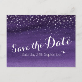 Save the Date Sternenhimmel Hochzeitskarte Ankündigungspostkarte