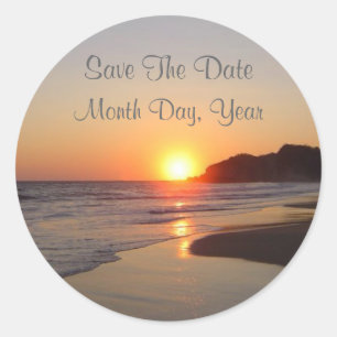 Save the Date Sticker anpassen