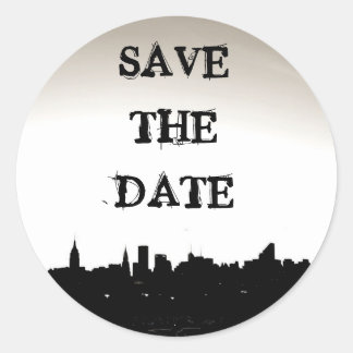 Save the Date Sticker New York City