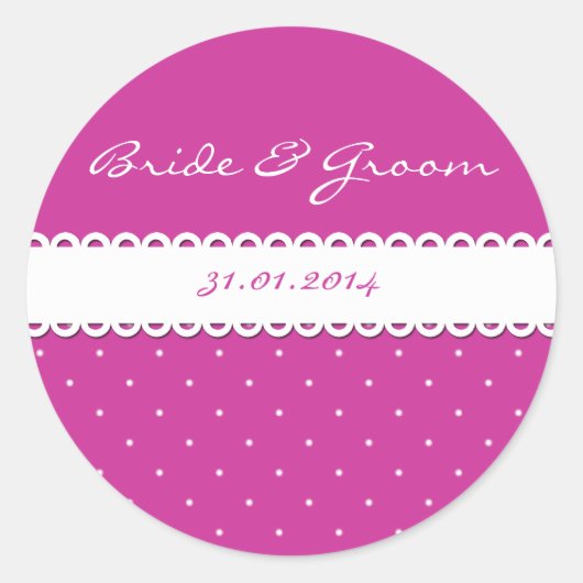 Save the Date Stickers (Vorderseite)