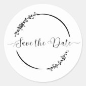 Save the Date Stickers (Vorderseite)