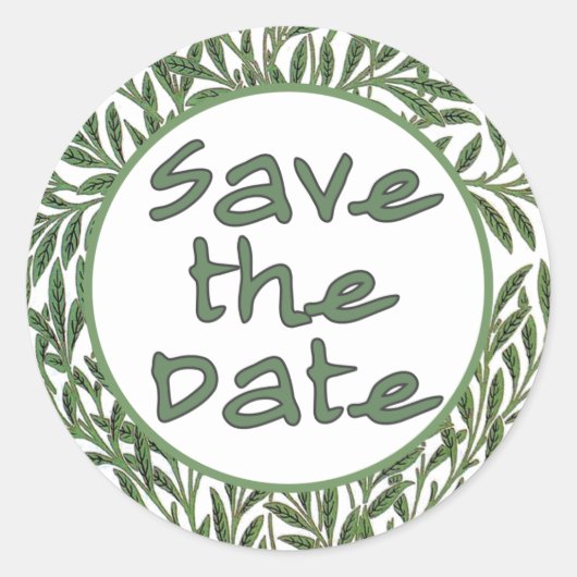 Save the Date Stickers (Vorderseite)