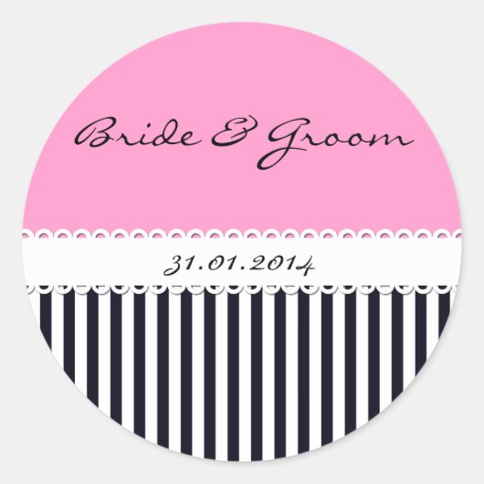 Save the Date Stickers (Vorderseite)