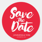 Save the Date Stickers | ABWEICHUNGEN (Vorderseite)