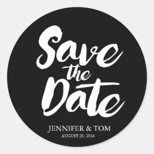 Save the Date Stickers ABWEICHUNGEN