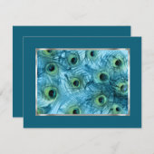 Save the Date stolz als Pfauenhaus-Set 1112 (Vorne/Hinten)