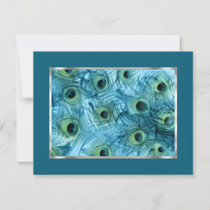 Save the Date stolz als Pfauenhaus-Set 1112