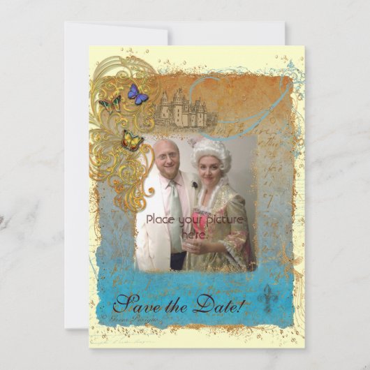 Save the Date Storybook Foto Einladung (Vorderseite)