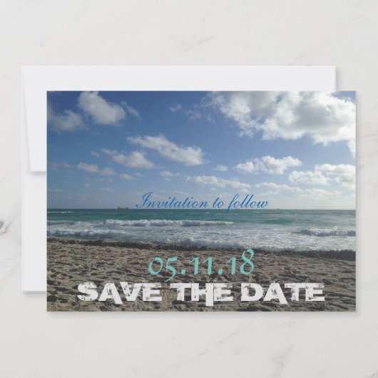 Save the Date Strand (Rückseite)
