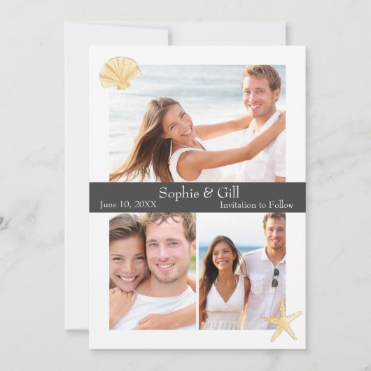 Save the Date Strand (Vorderseite)