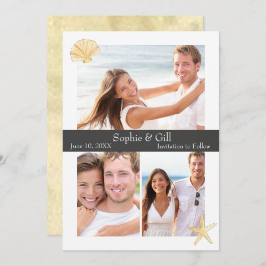 Save the Date Strand (Vorne/Hinten)