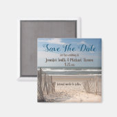 Save the Date Strand Magnet (Vorderseite/Rückseite)