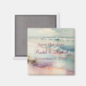 Save the Date Strand Magnet (Vorderseite/Rückseite)