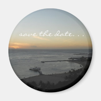 Save the Date Strand Magnet