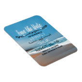 Save the Date Strand Magnet (Rechte Seite)