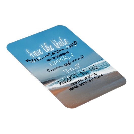 Save the Date Strand Magnet (Rechte Seite)