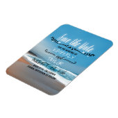 Save the Date Strand Magnet (Linke Seite)