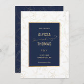 Save the Date - Strand, Wassersport, Starfish (Vorne/Hinten)