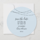 Save the Date String Lights (Vorderseite)