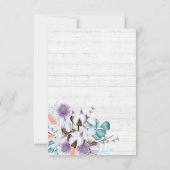 Save the Date Südliche Baumwolllandkarte Einladung (Rückseite)