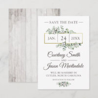 Save the Date Südliche Baumwolllandkarte