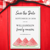 Save the Date Summer Family Wiedersehen Watermelon Einladung