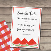 Save the Date Summer Watermelon Family Wiedersehen Einladung